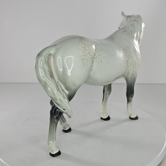 Beswick England Mare Facing Left Dapple Gray #976 *Repaired* - Picture 4 of 11